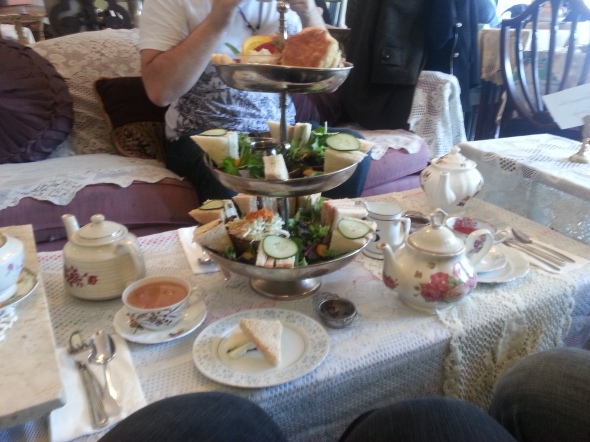A spot of tea at Lovejoys. My grandmother would be so proud.